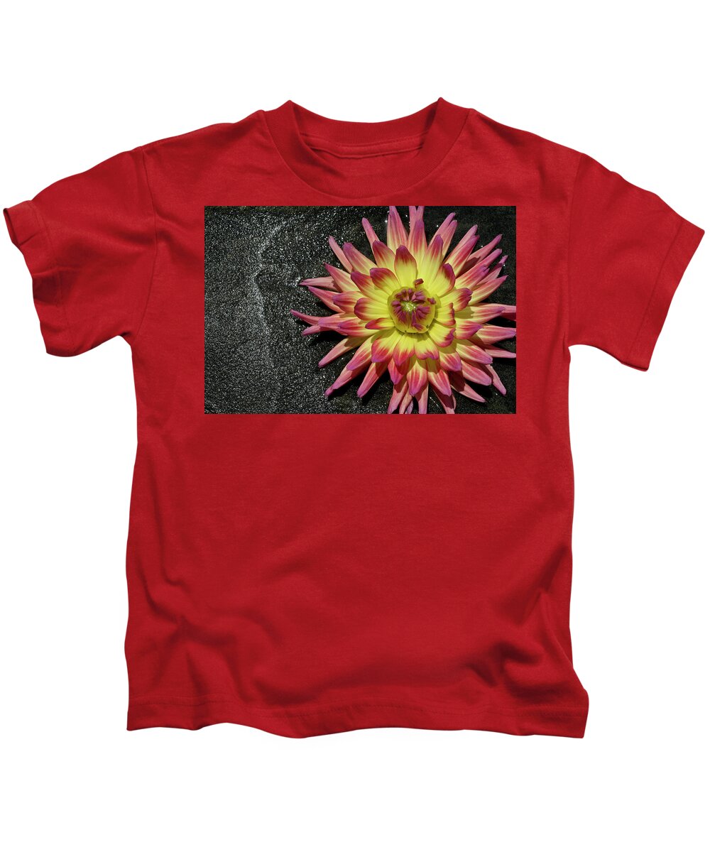 Floral Kids T-Shirt featuring the photograph Sand Flower by Lauralee McKay