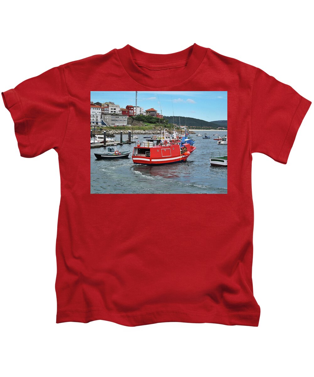 Fishing Kids T-Shirt featuring the photograph Spanish Fishing Boat by Martine Murphy