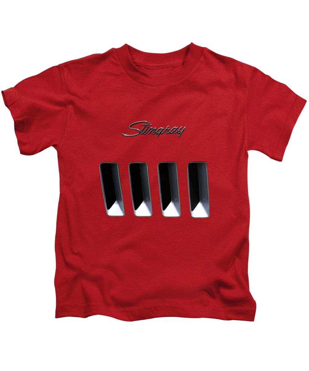 Corvette Kids T-Shirt featuring the photograph Stingray Gills by Dennis Hedberg