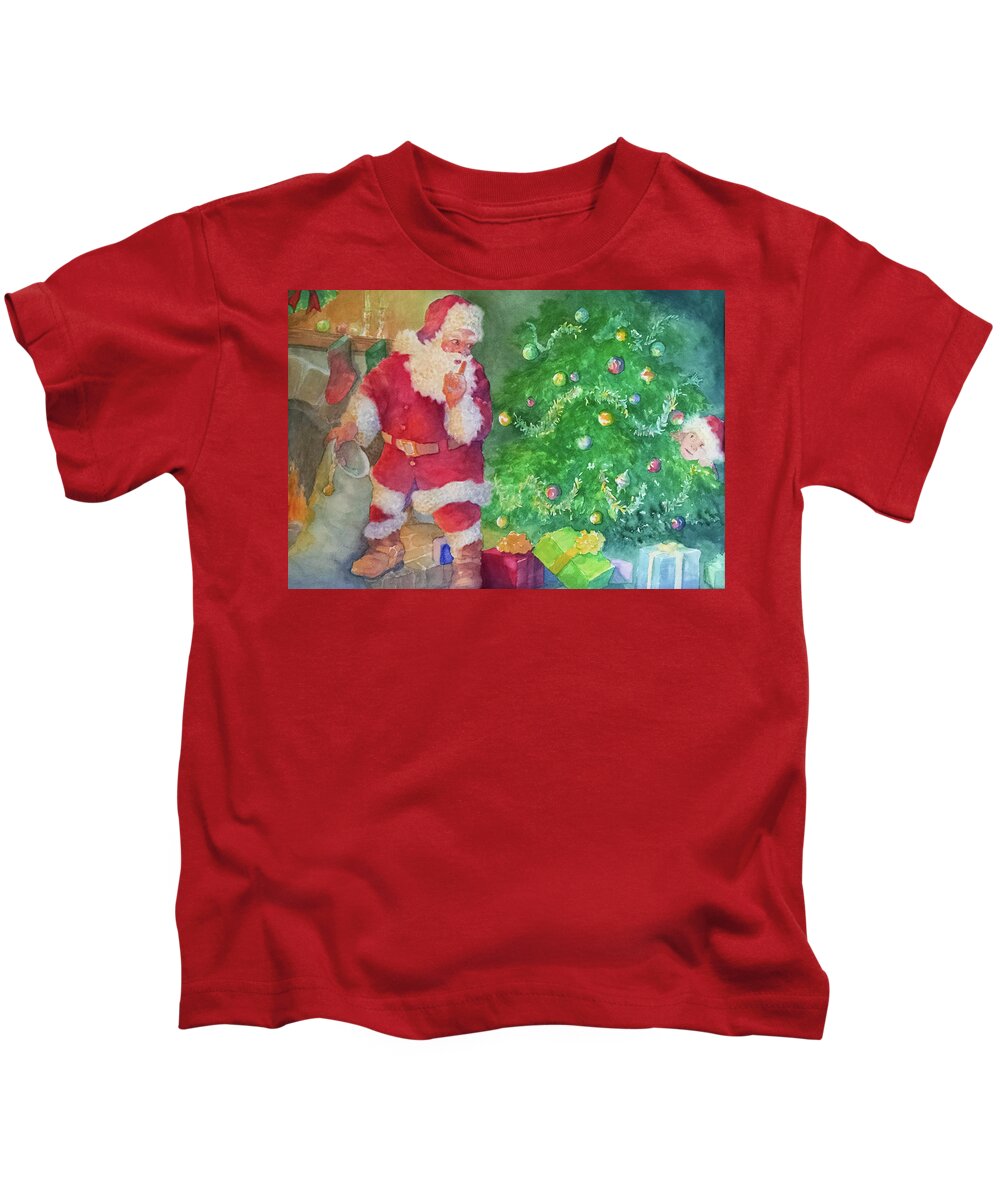 2016 Kids T-Shirt featuring the painting The Visitor by George Harth