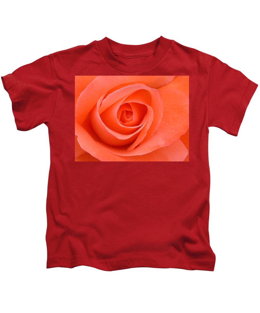 Macro Kids T-Shirt featuring the photograph Watermelon Rose by Thomas Pipia