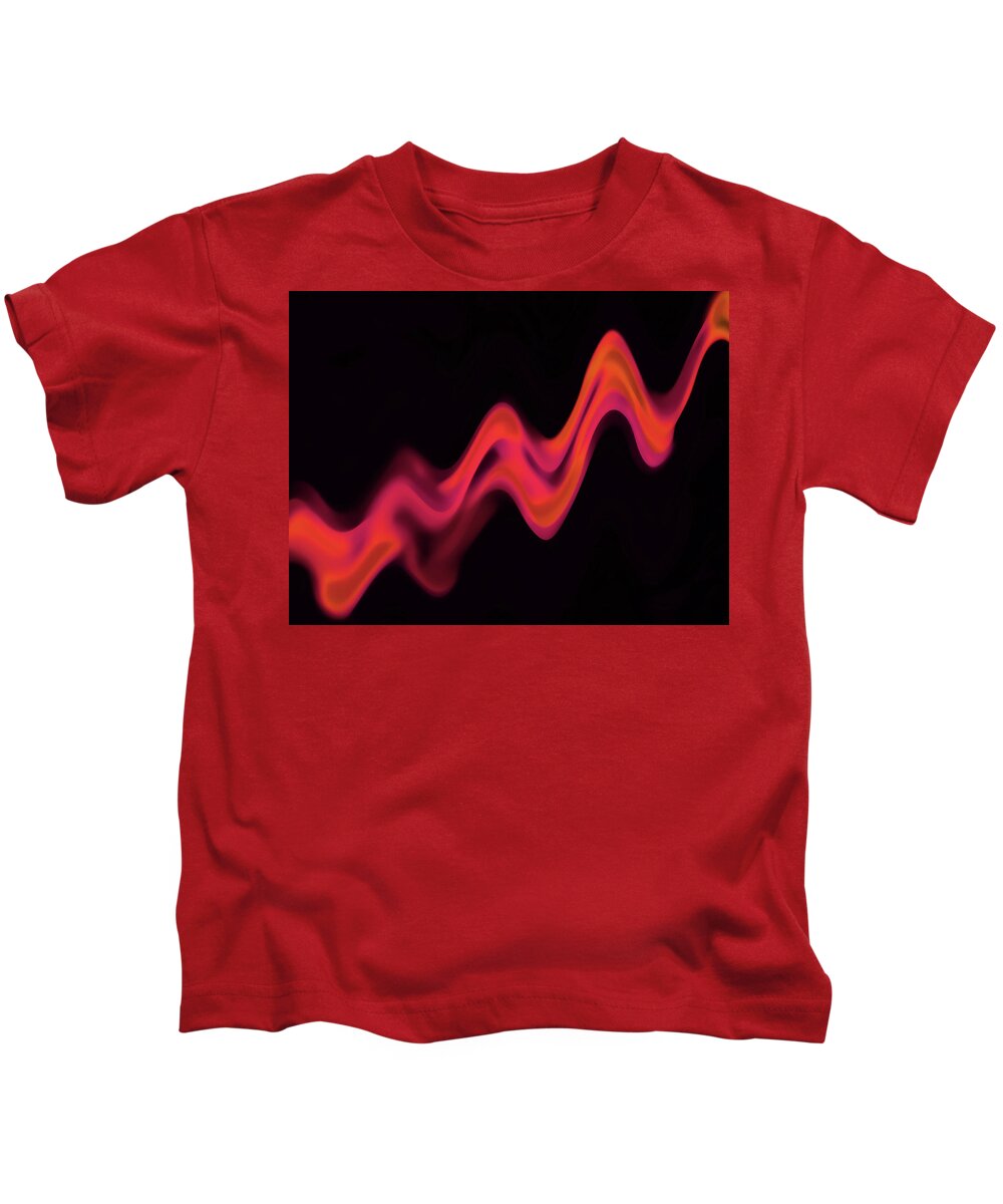 Abstract Kids T-Shirt featuring the photograph Wave by Robert Mitchell