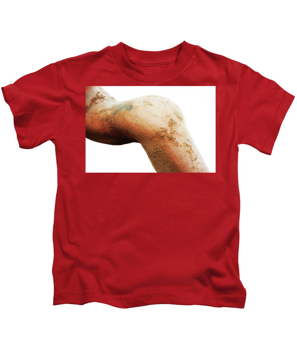 Sand Kids T-Shirt featuring the photograph Bunny In The Sand by Robert WK Clark