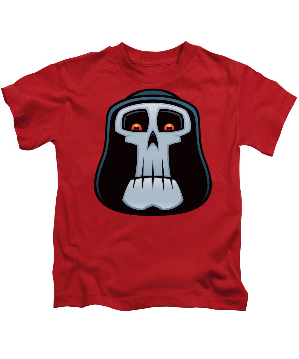Angel Kids T-Shirt featuring the digital art Grim Reaper by John Schwegel