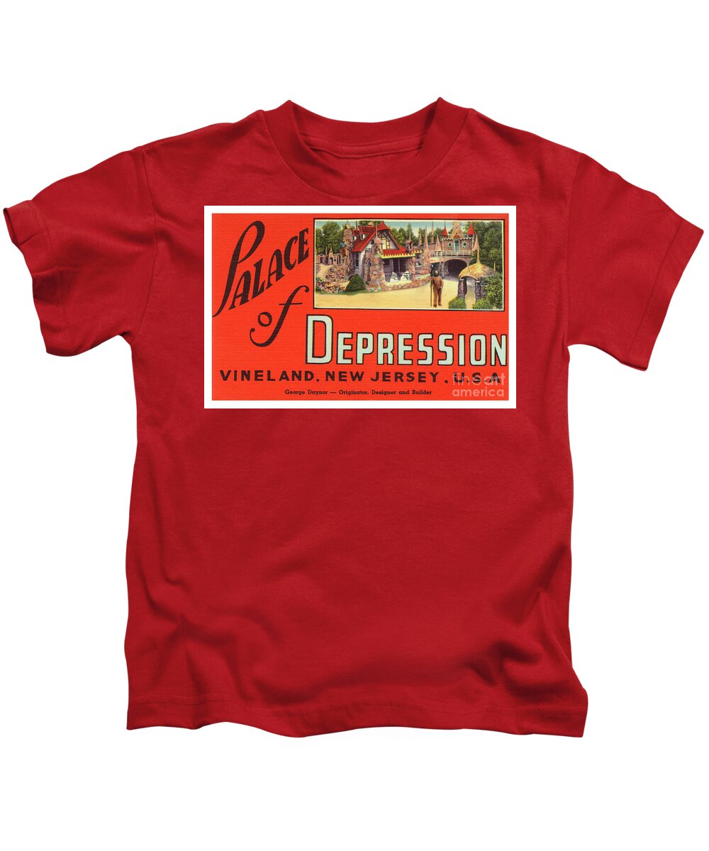 Palace Kids T-Shirt featuring the photograph Palace of Depression by Mark Miller