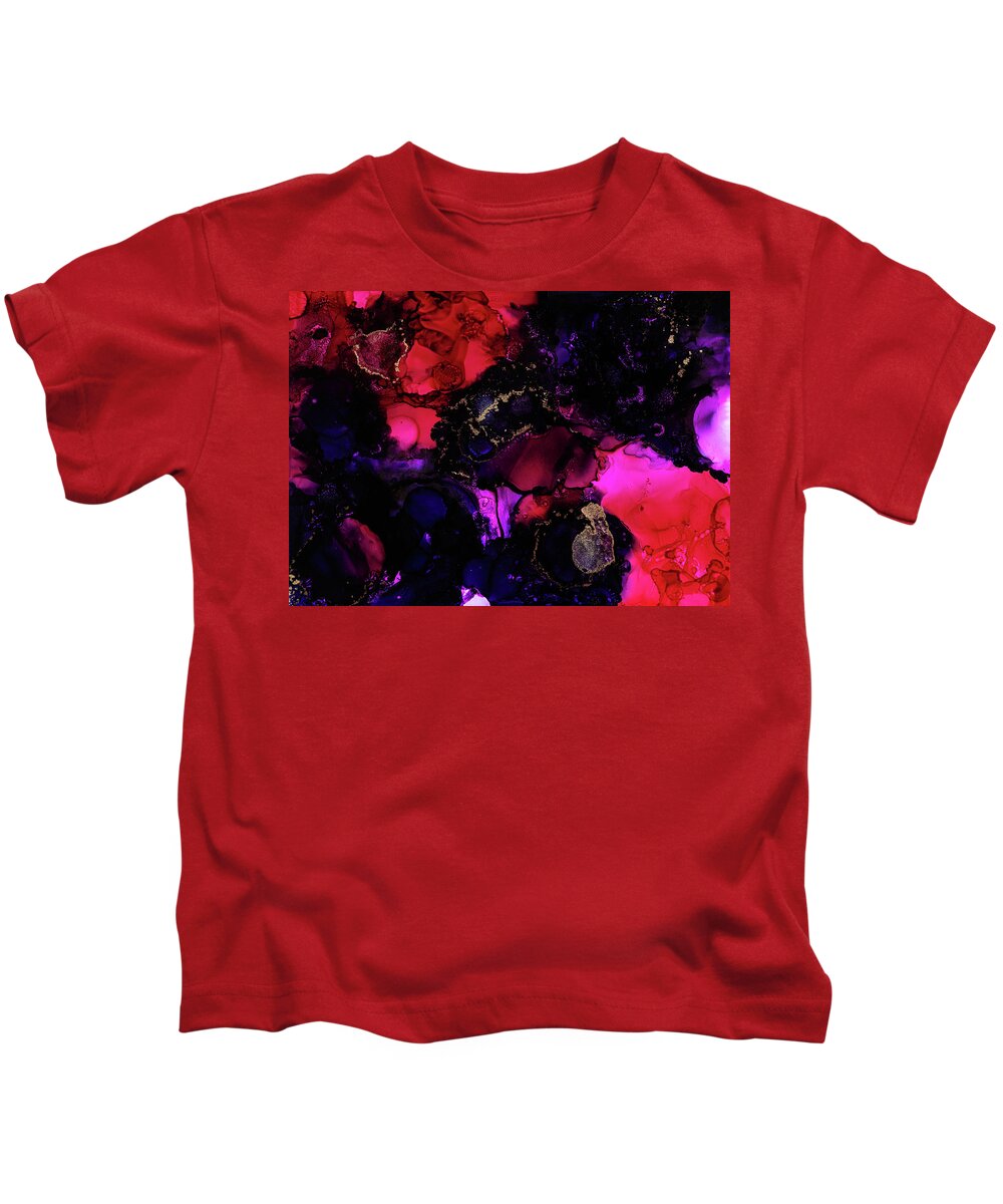 Fluid Kids T-Shirt featuring the painting The Only Soul by Jennifer Walsh