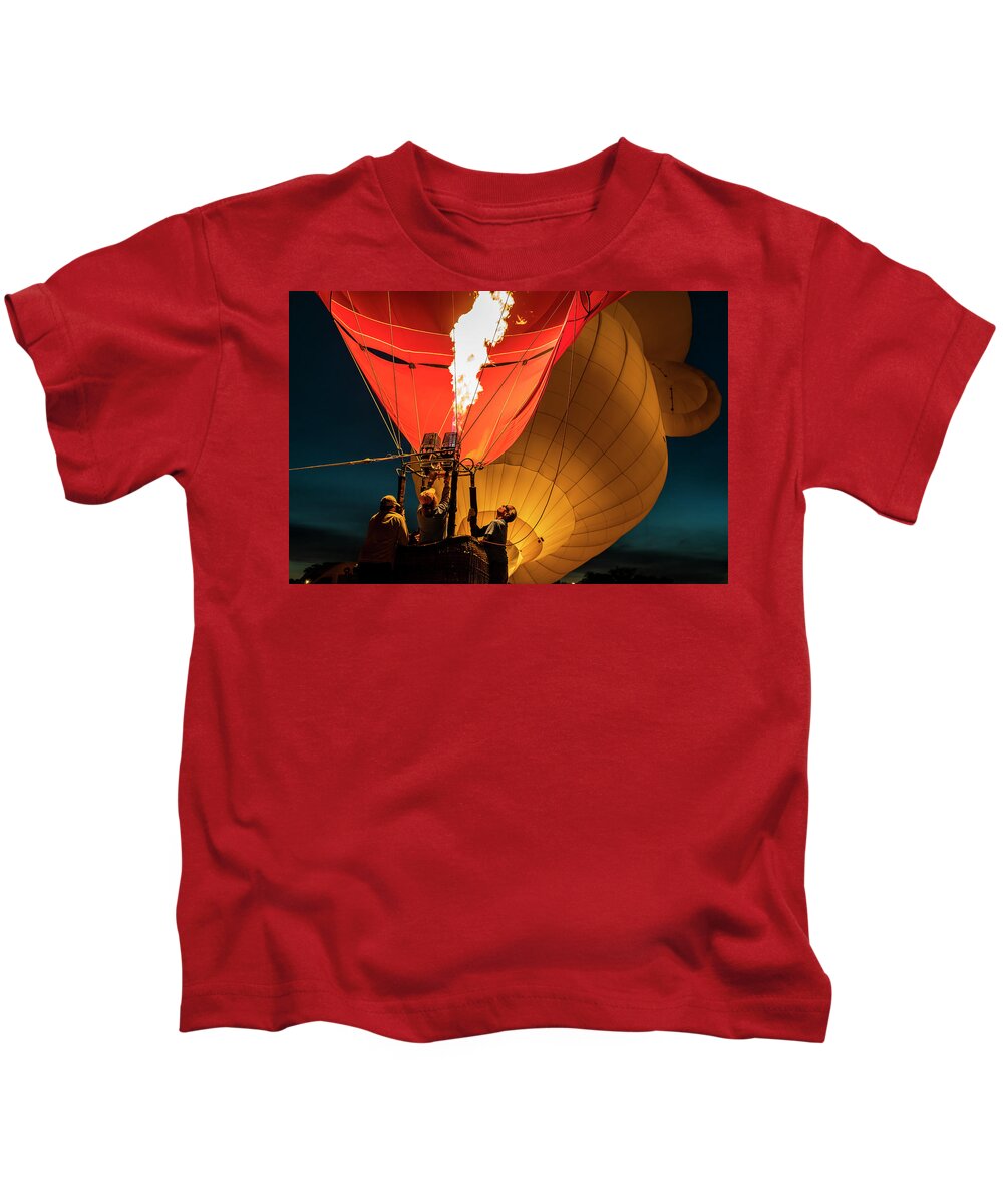 Balloon Kids T-Shirt featuring the digital art Afterglow by Todd Tucker