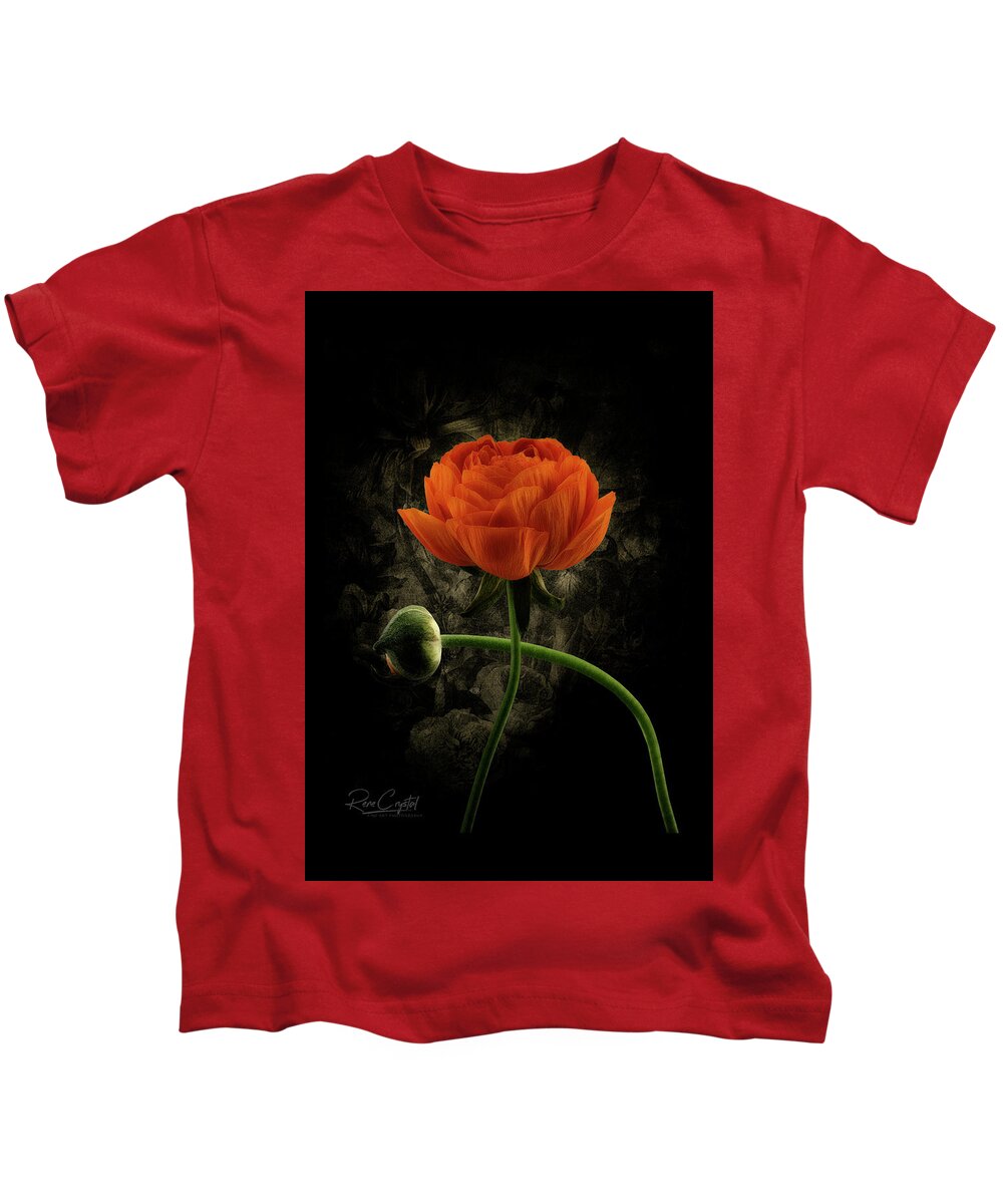 Orange Kids T-Shirt featuring the photograph Bloomin' Orange by Rene Crystal