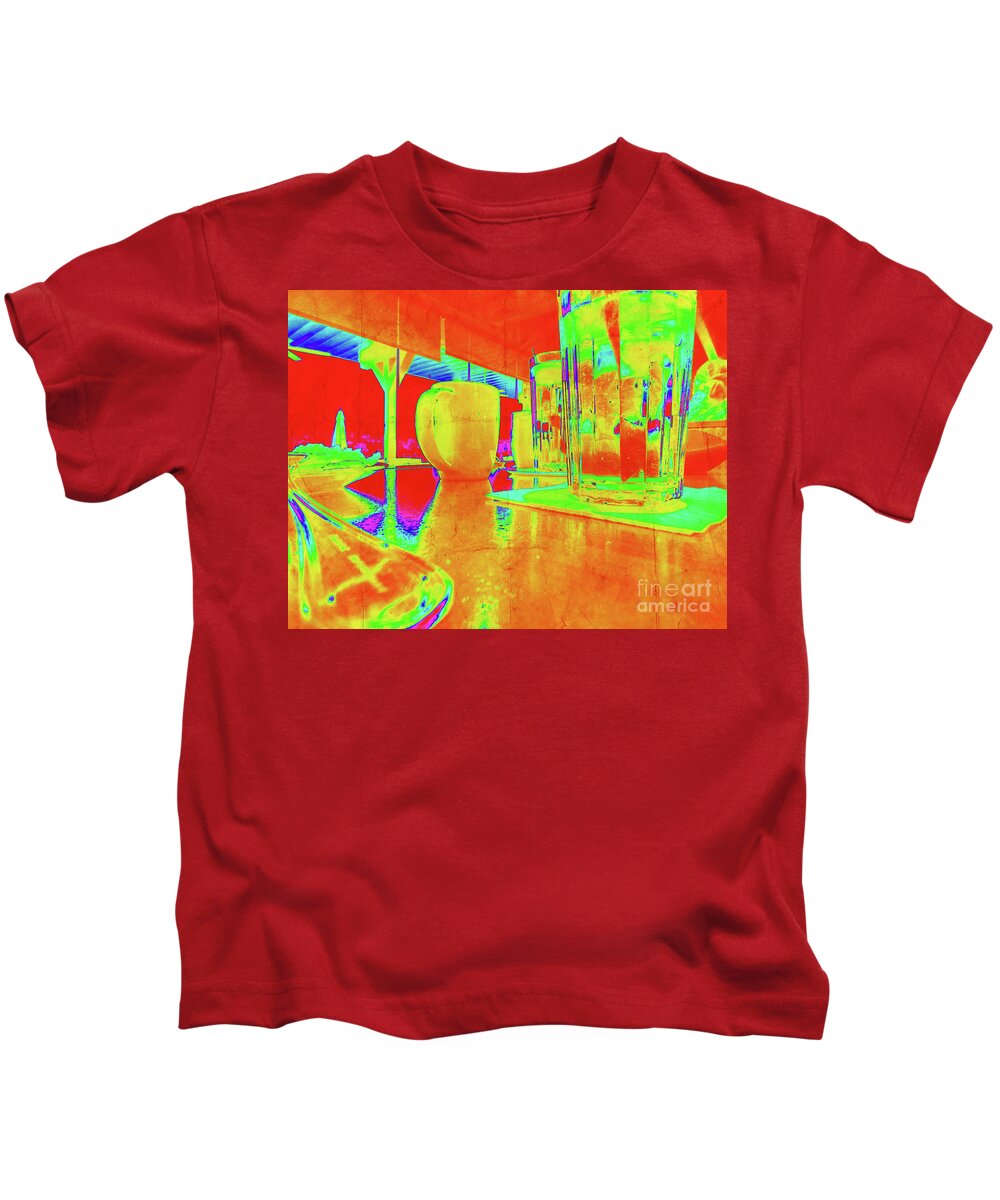 Pop Art Kids T-Shirt featuring the photograph Brunch Time Perspective by Phil Perkins