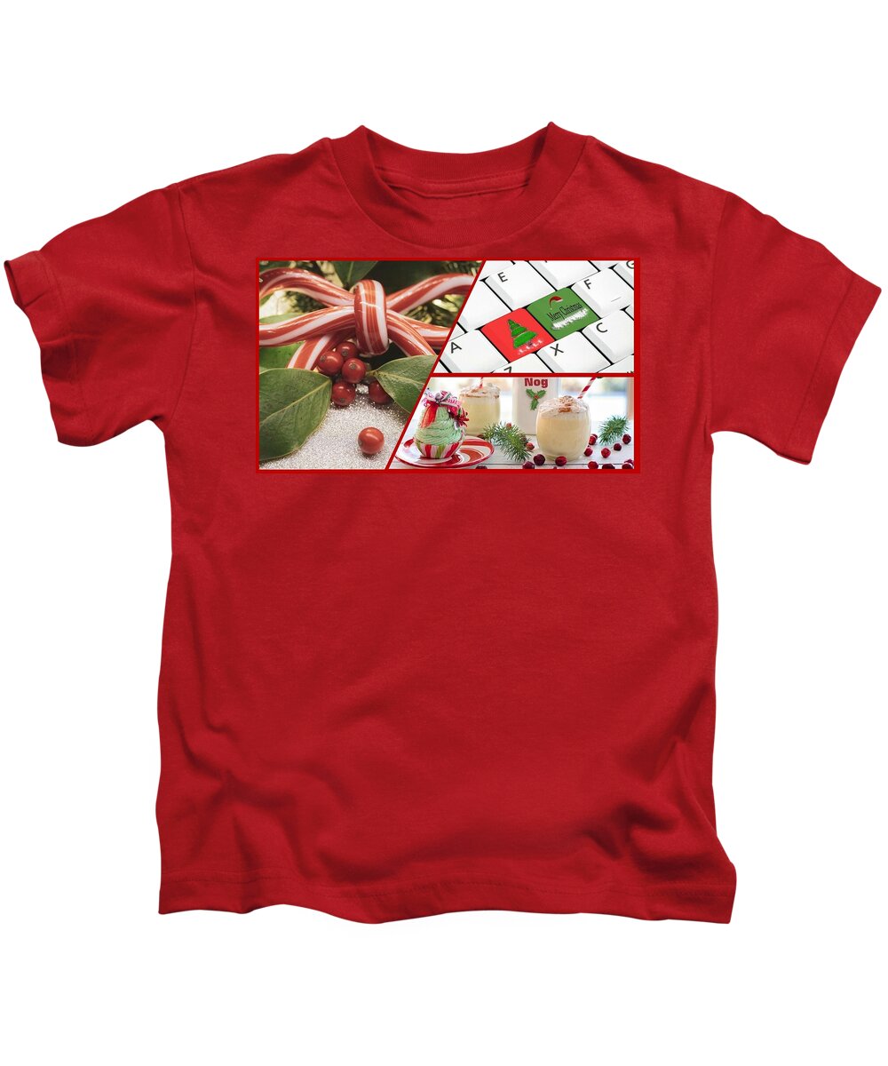 Merry Christmas Kids T-Shirt featuring the photograph Christmas Sweets by Nancy Ayanna Wyatt