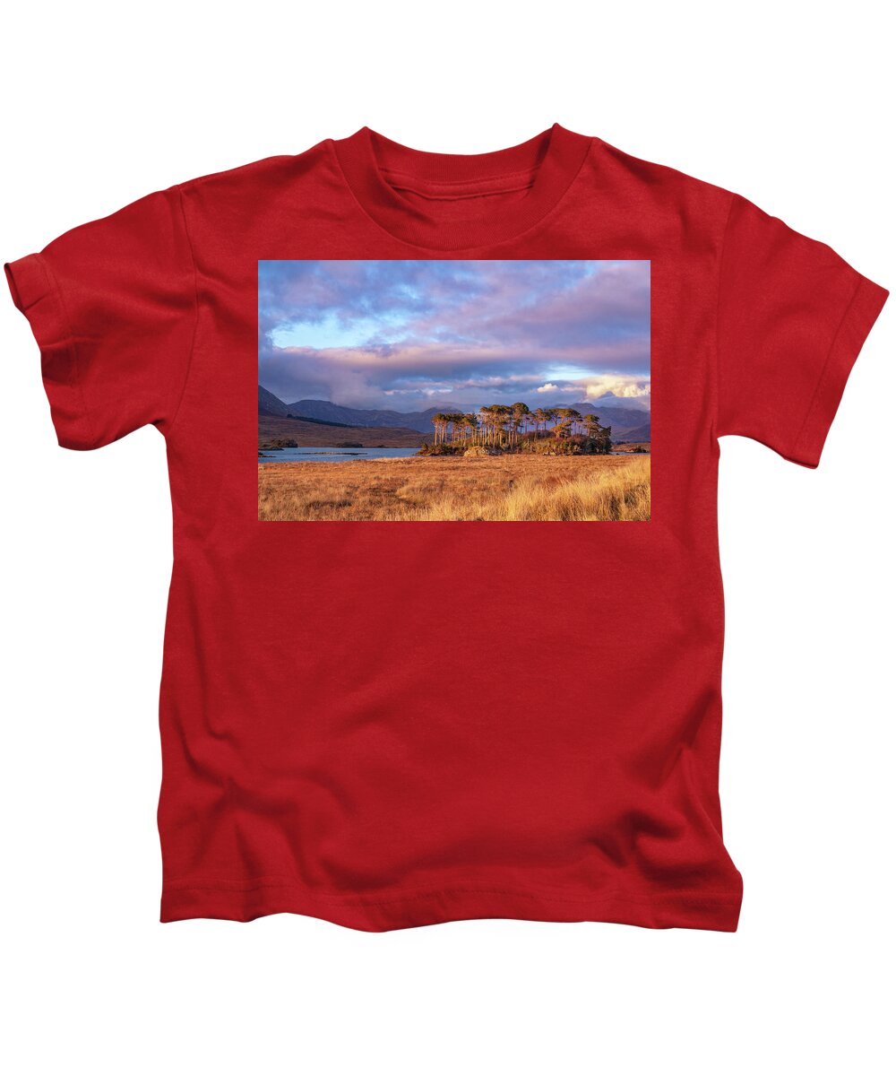 Derryclare Lough Kids T-Shirt featuring the photograph Derryclare Lough by Rob Hemphill
