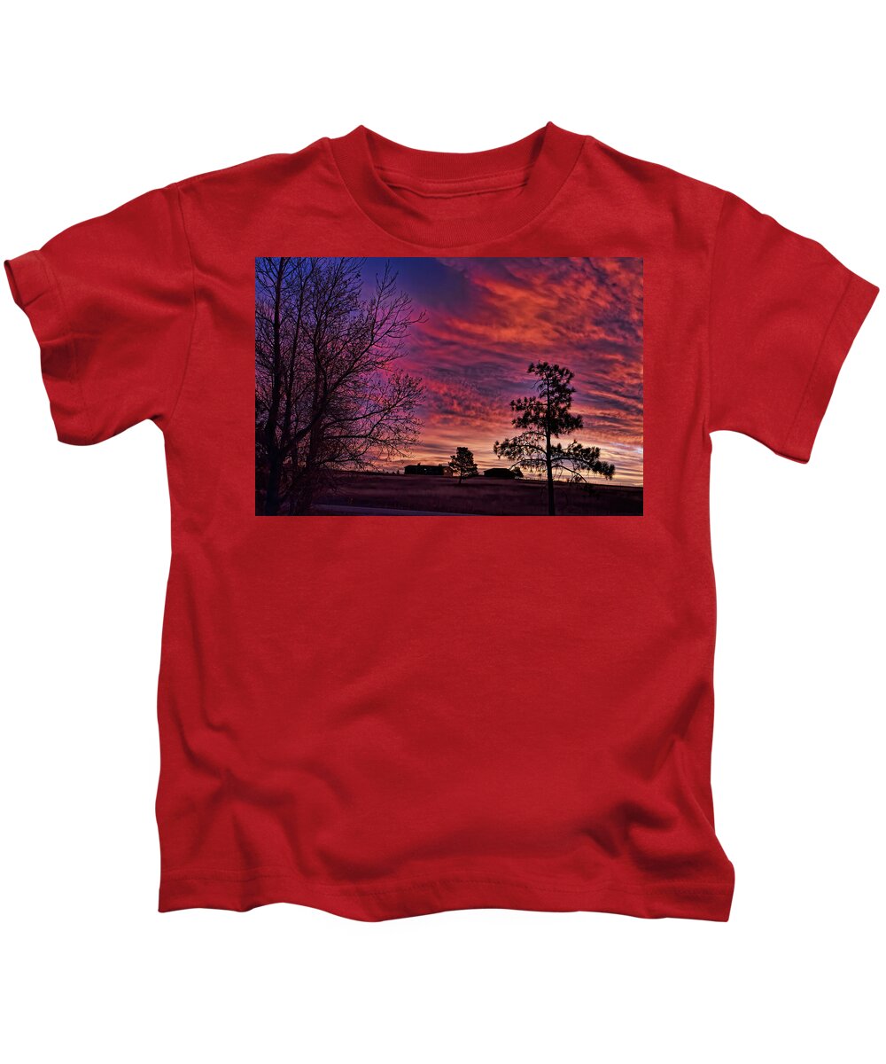 Sky Kids T-Shirt featuring the photograph Good Morning Jack and Diane by Alana Thrower
