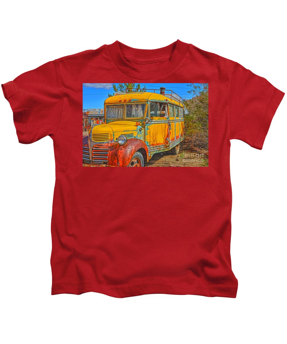  Kids T-Shirt featuring the photograph Home On Wheels by Rodney Lee Williams