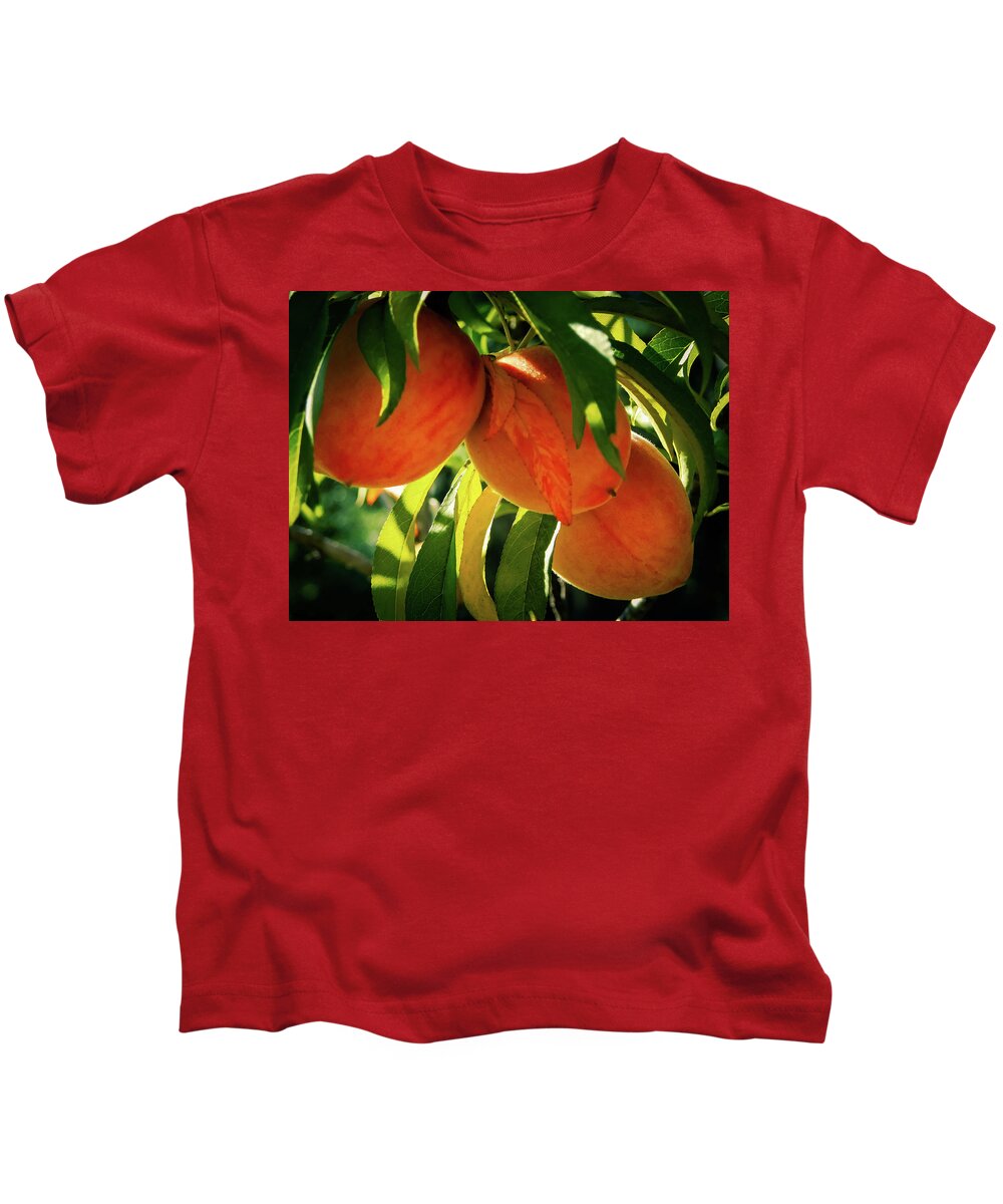 Landscape Kids T-Shirt featuring the photograph Juicy Fruit by Gena Herro