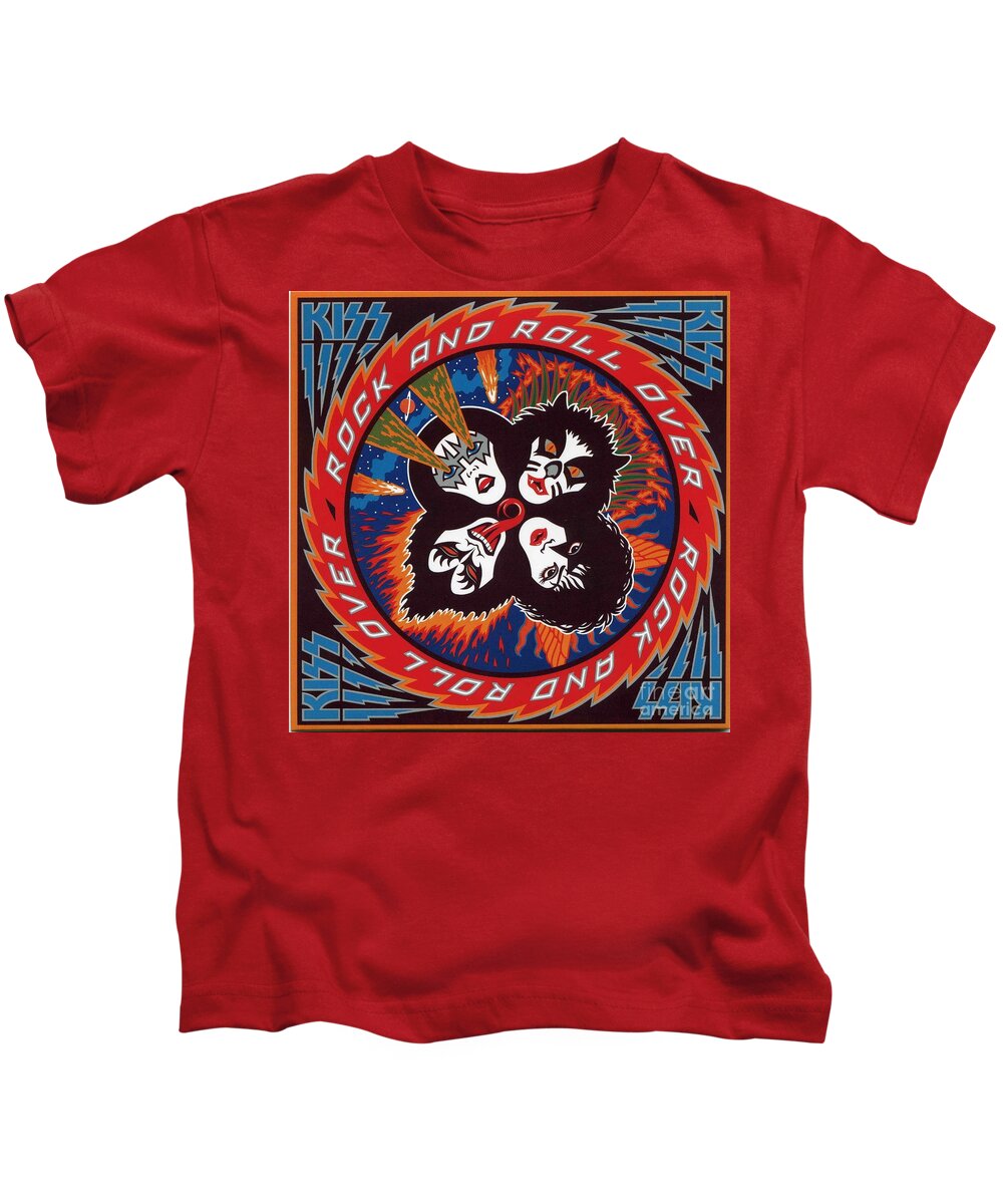 Kiss Kids T-Shirt featuring the photograph Kiss Rock and Roll Over by Action