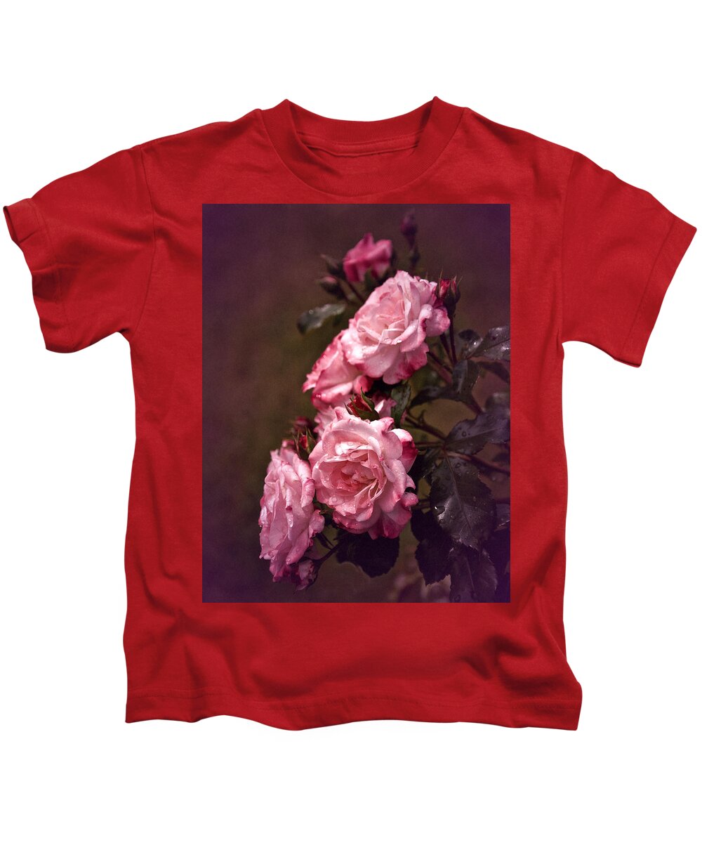Rose Kids T-Shirt featuring the photograph Roses Study by Richard Cummings