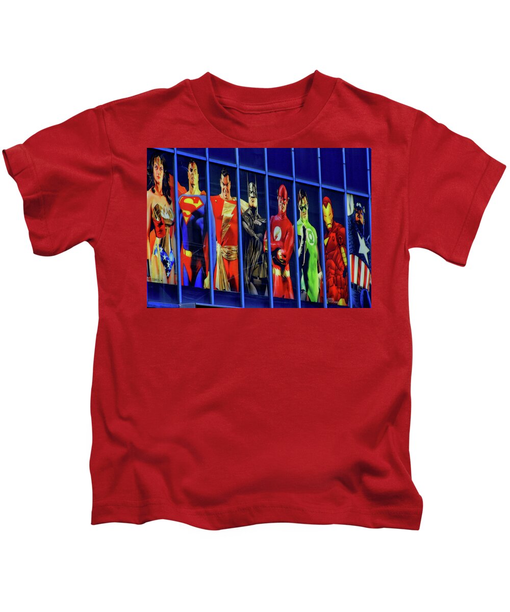 Street Kids T-Shirt featuring the photograph Super Heroes by Gene Taylor