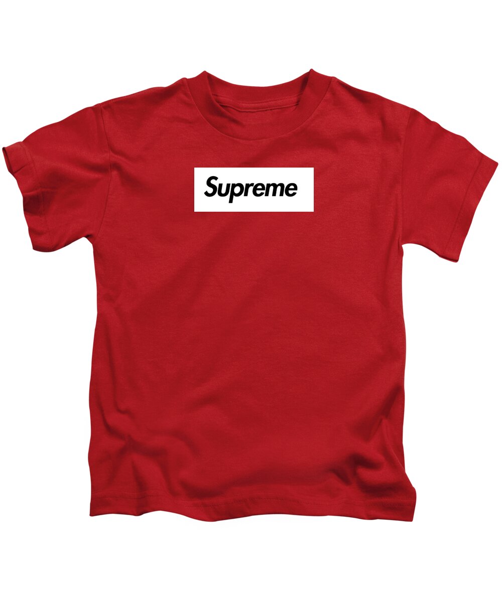 Supreme Label Kids T-Shirt by Supreme Supreme - Pixels