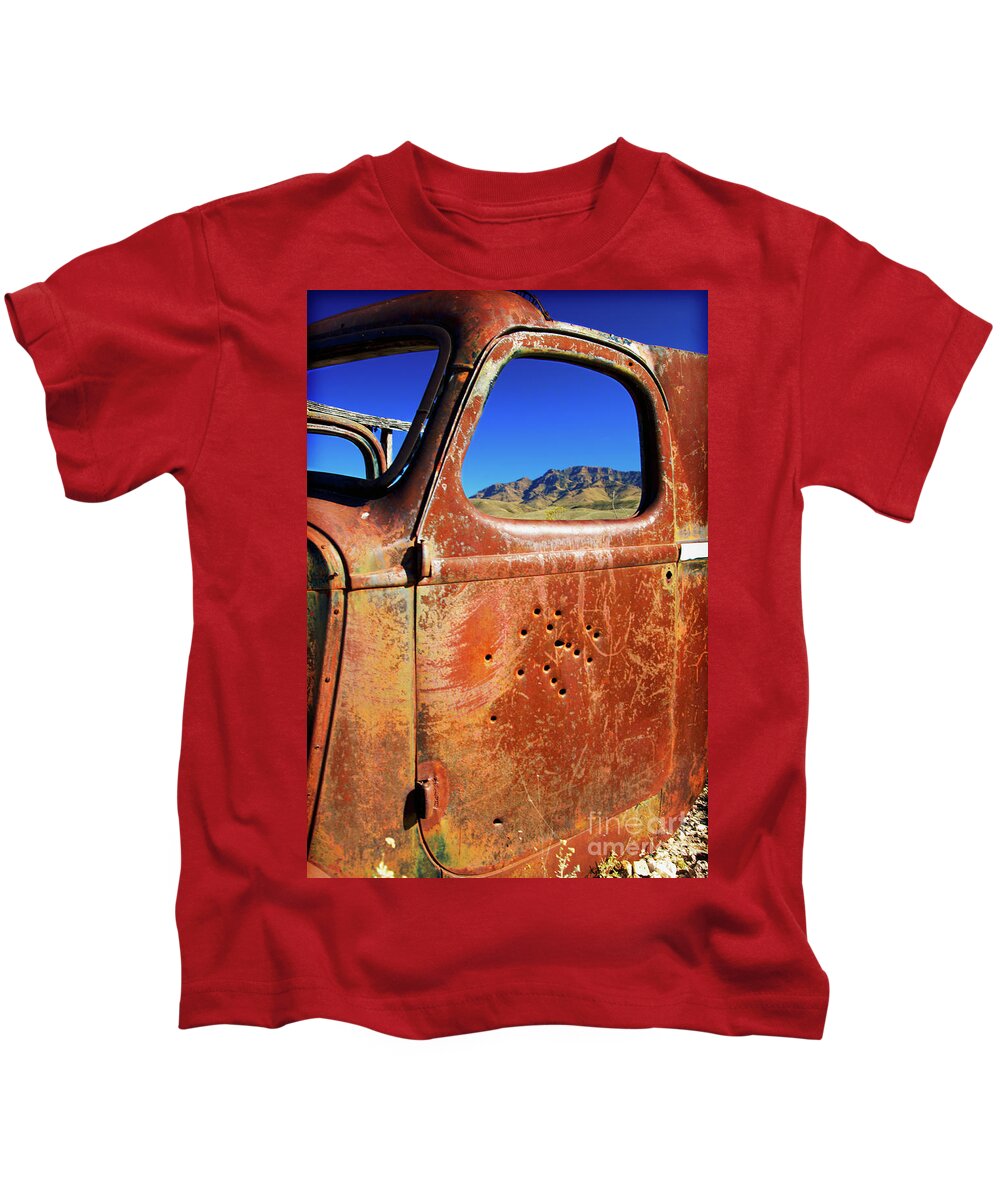 Texas Kids T-Shirt featuring the photograph Texas Chihuahuan Desert by David Little-Smith