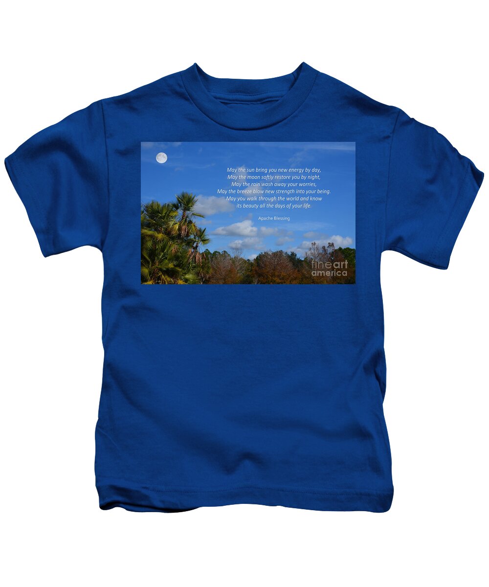 Apache Blessing Kids T-Shirt featuring the photograph 113- Apache Blessing by Joseph Keane