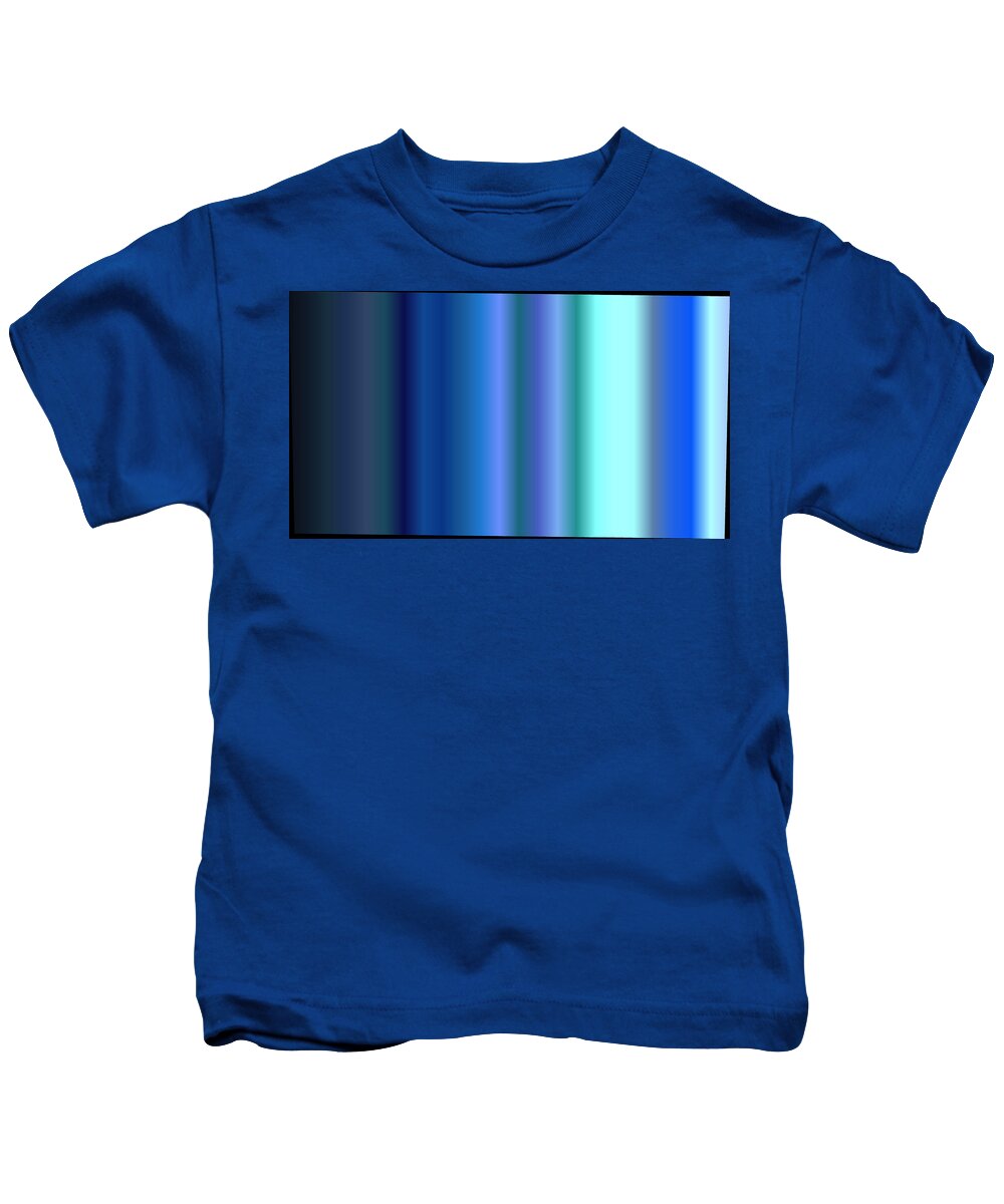 Abstract Digital Algorithm Rithmart Kids T-Shirt featuring the digital art 16x9.1 by Gareth Lewis