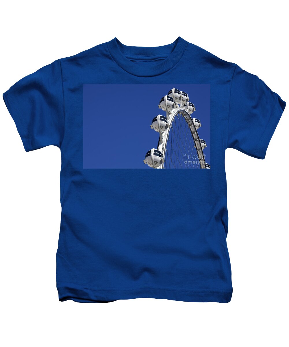Ferris Wheel Kids T-Shirt featuring the photograph Ferris Wheel #2 by Anthony Totah