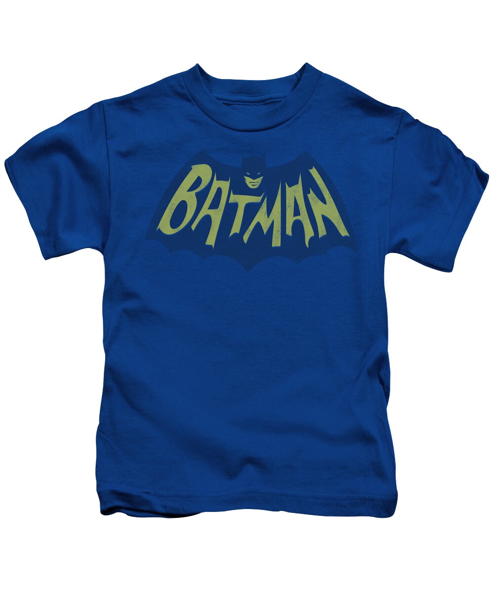 Batman Kids T-Shirt featuring the digital art Batman - Show Bat Logo by Brand A