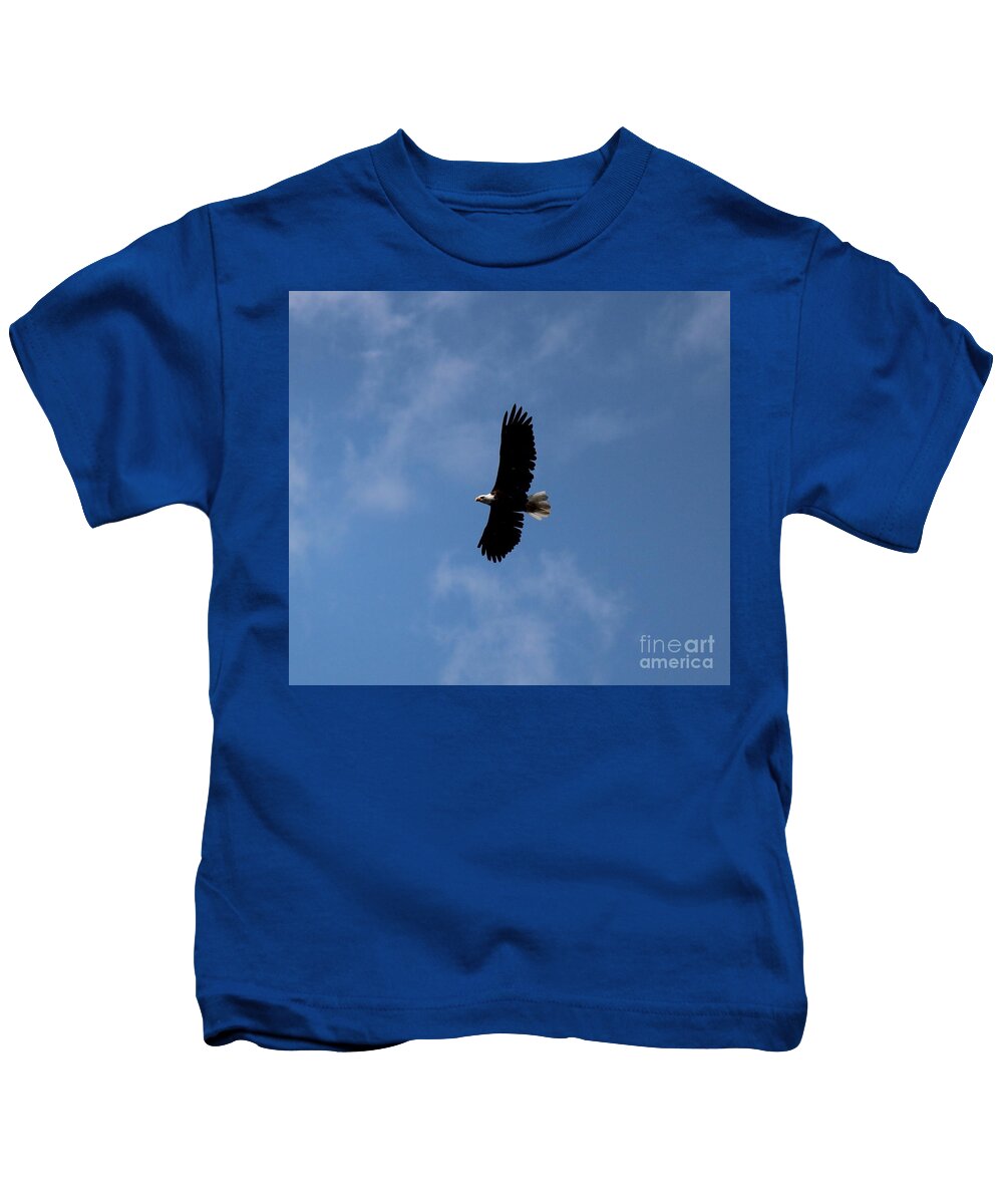 Bald Eagle Kids T-Shirt featuring the photograph Bald Eagle by Ann E Robson