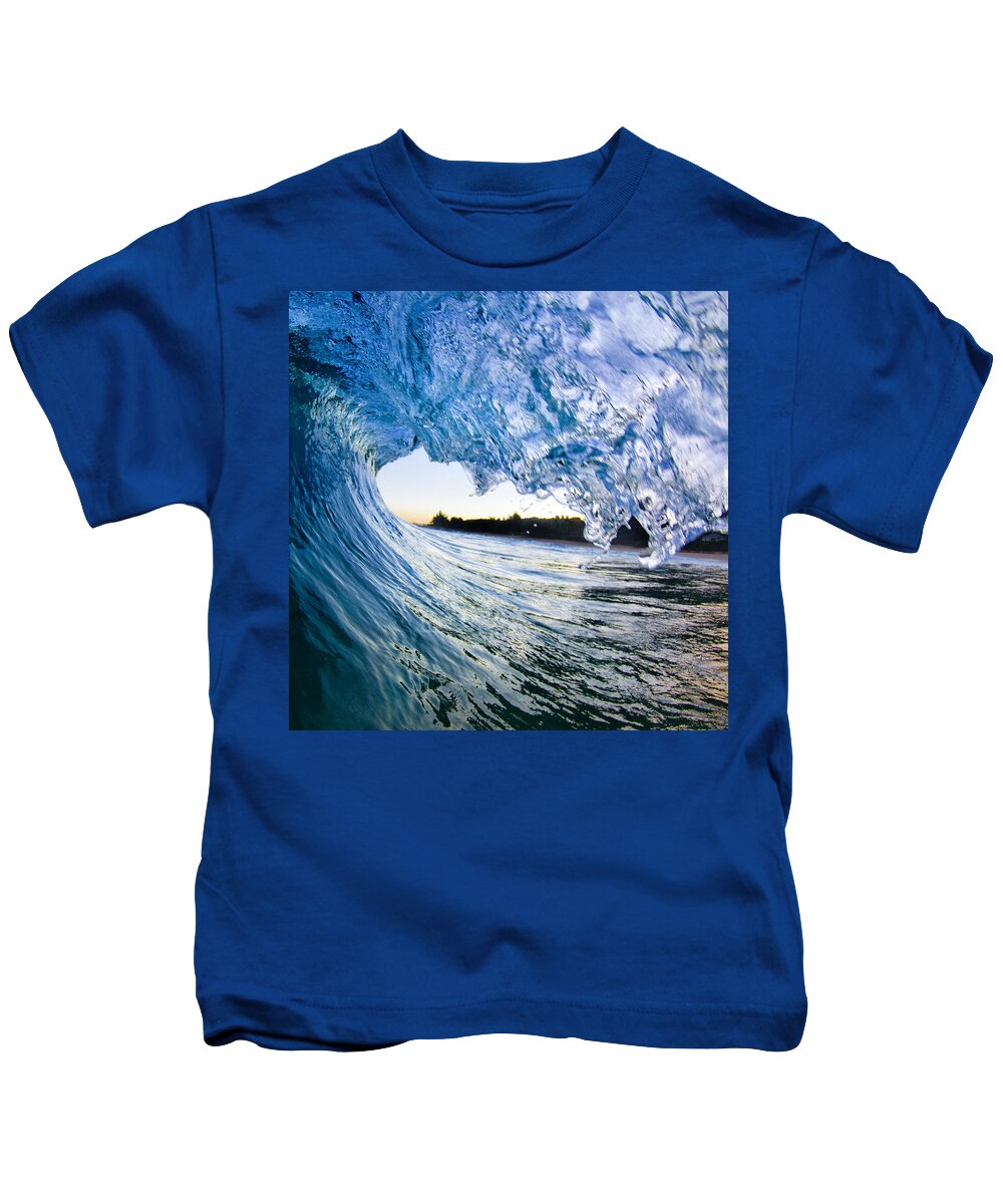 Water Kids T-Shirt featuring the photograph Blue envelope - part 2 of 3 by Sean Davey