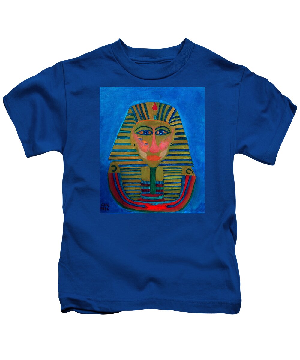 Colette Kids T-Shirt featuring the painting Egypt Ancient by Colette V Hera Guggenheim