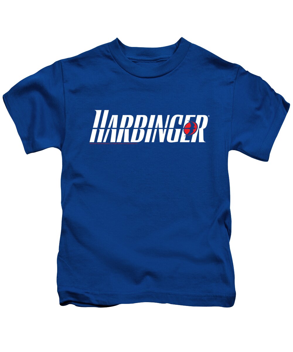  Kids T-Shirt featuring the digital art Harbinger - Logo by Brand A