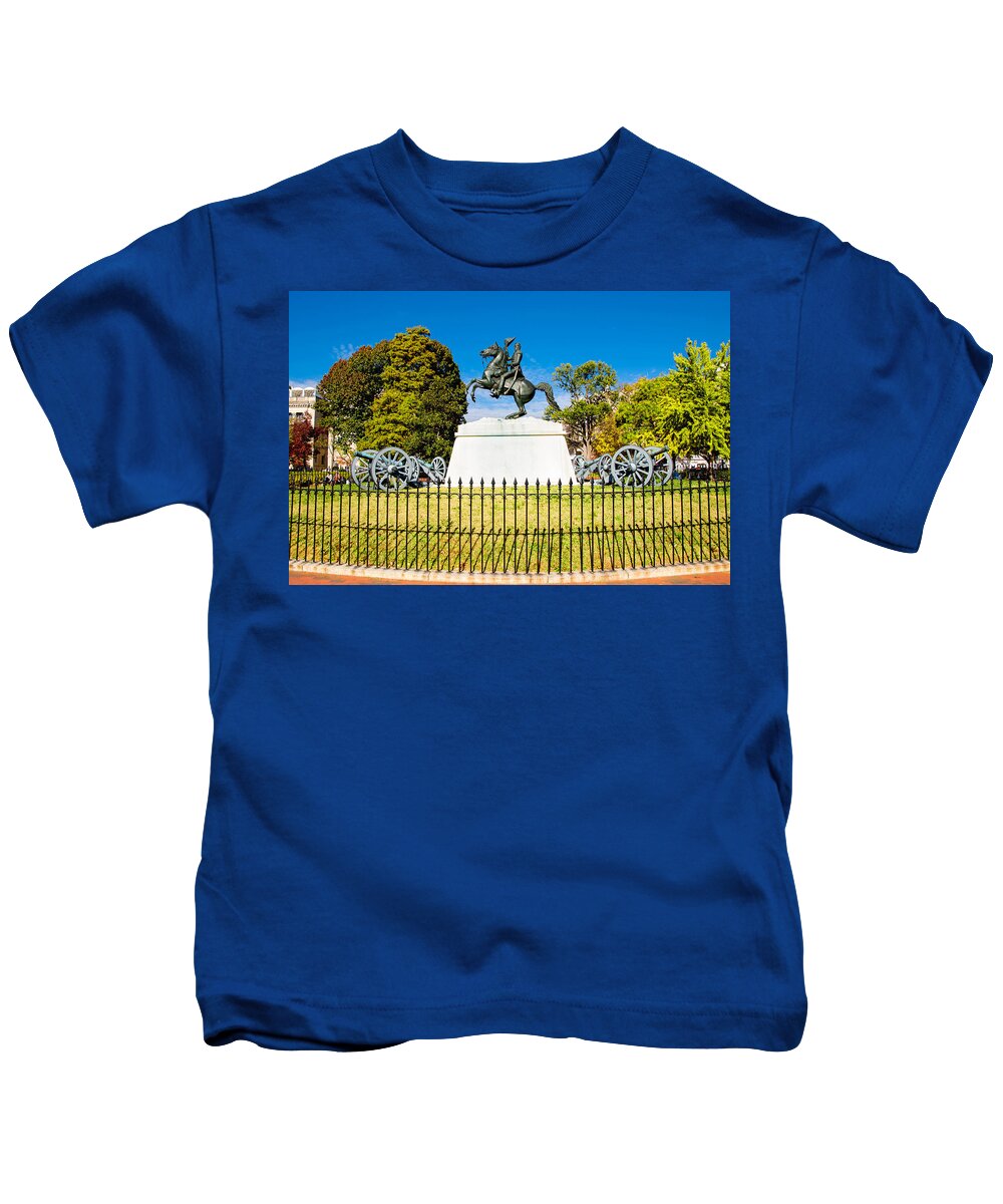Congress Kids T-Shirt featuring the photograph Lafayette Square by Greg Fortier