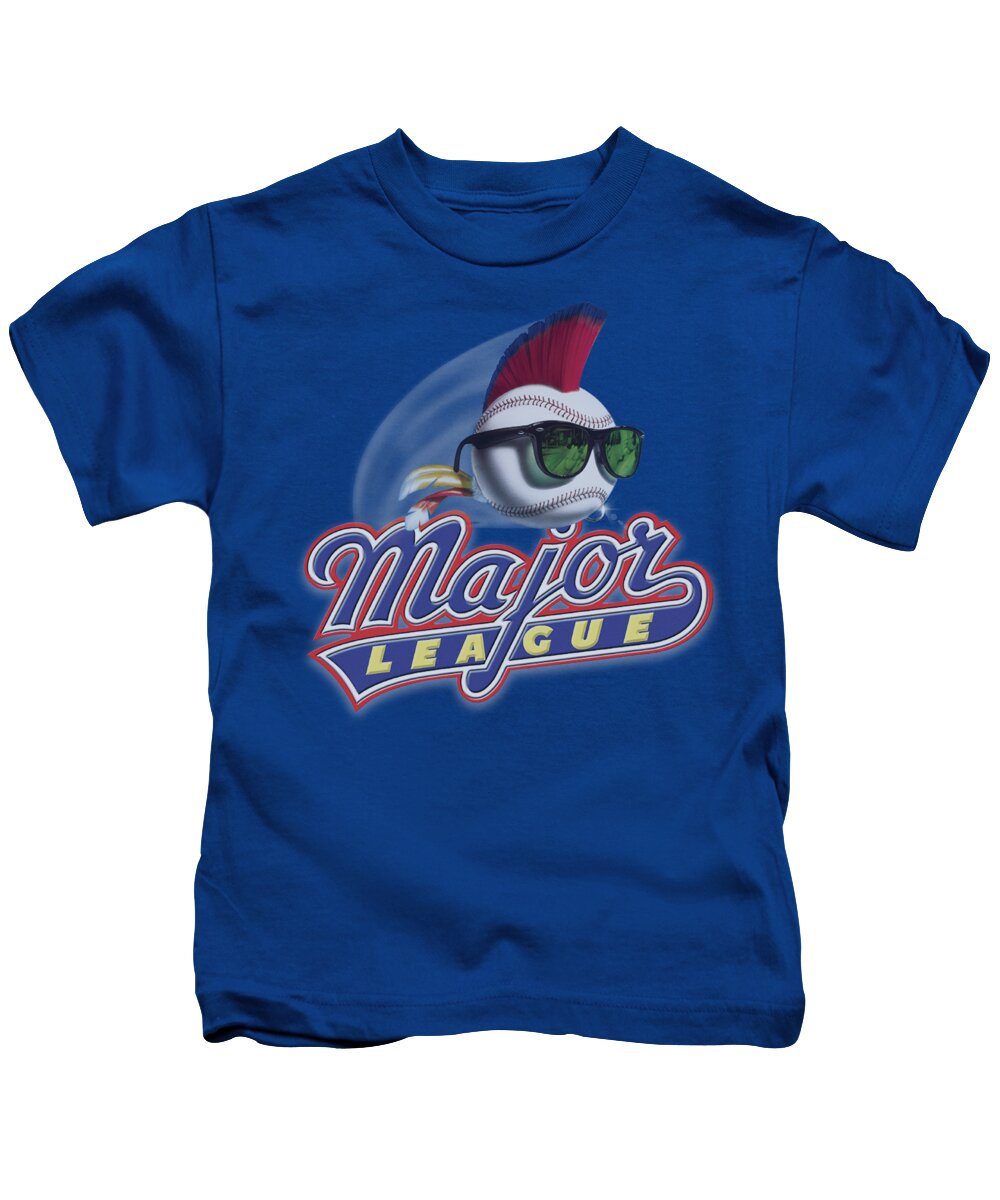 Major League Kids T-Shirt featuring the digital art Major League - Title by Brand A