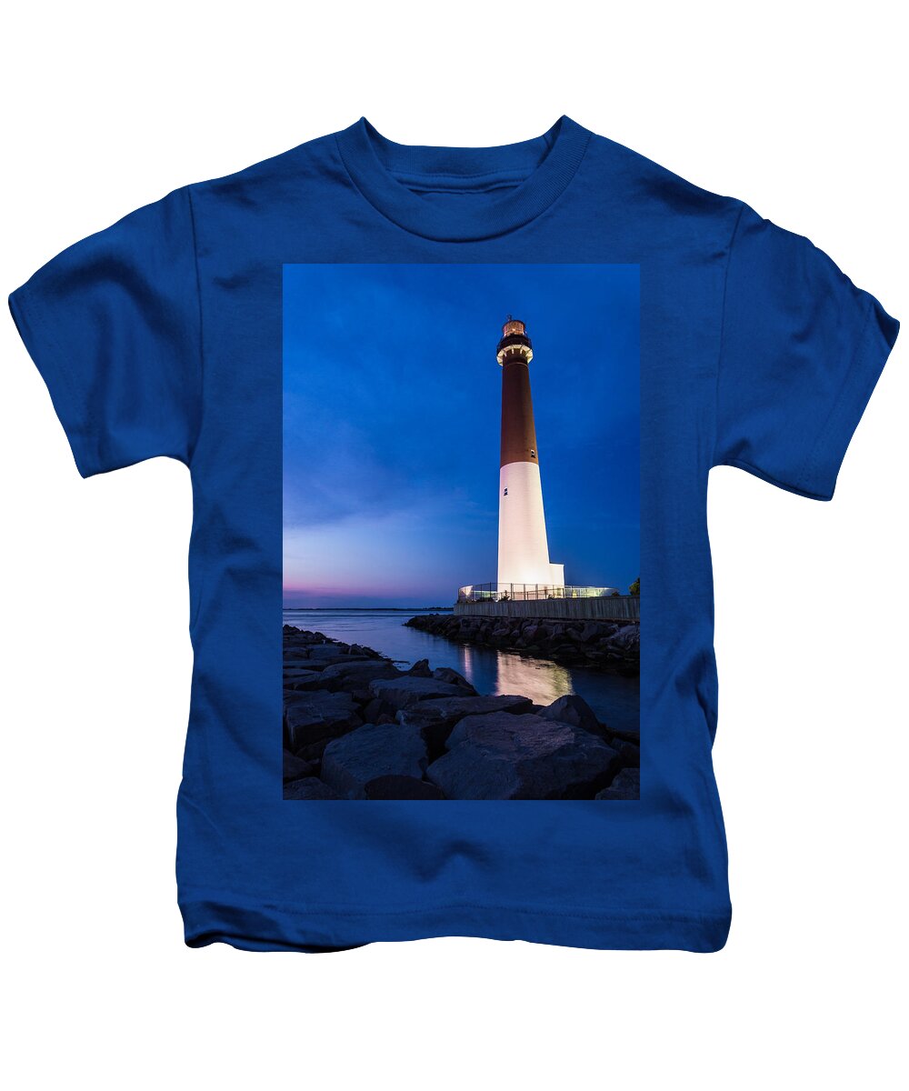 New Jersey Kids T-Shirt featuring the photograph Night Light by Kristopher Schoenleber
