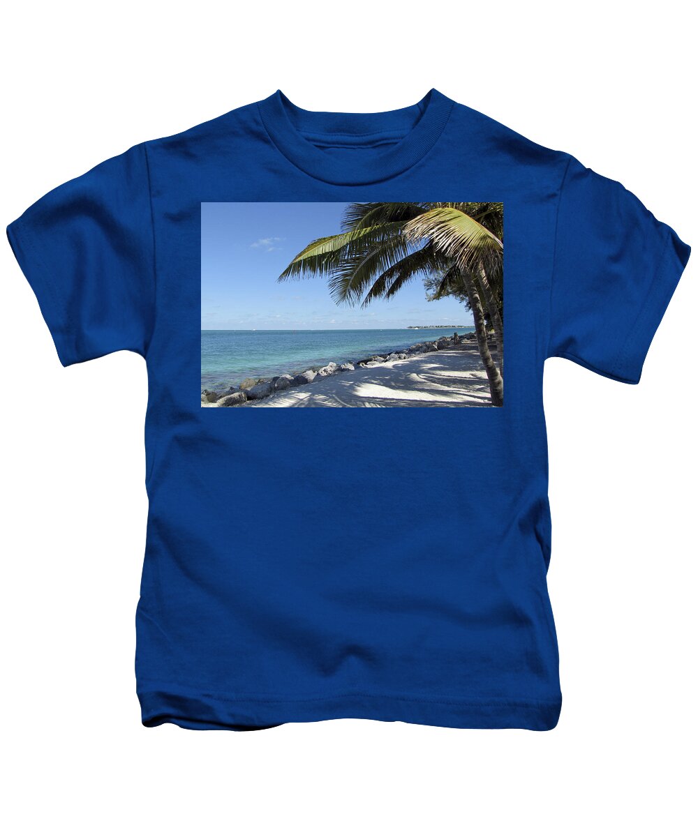 Tropical Kids T-Shirt featuring the photograph Paradise - Key West Florida by Bob Slitzan