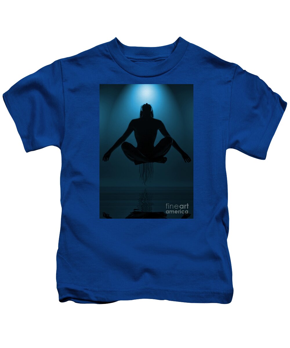 Festblues Kids T-Shirt featuring the photograph Reaching Nirvana.. by Nina Stavlund