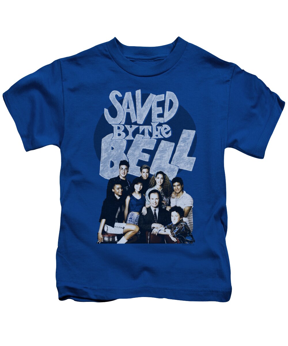Saved By The Bell Kids T-Shirt featuring the digital art Saved By The Bell - Retro Cast by Brand A