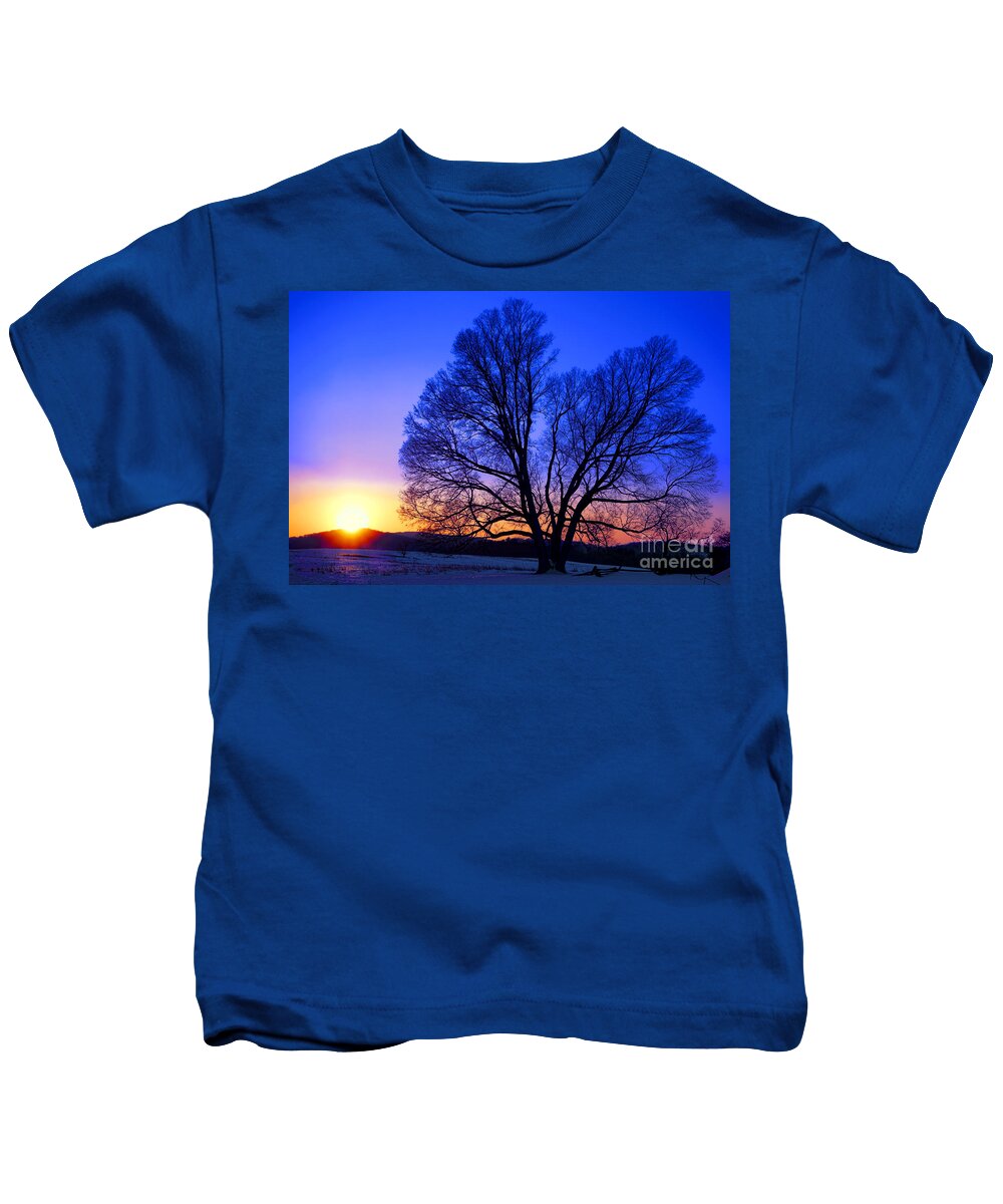 Valley Kids T-Shirt featuring the photograph The Incomparable Patience and Fidelity by Olivier Le Queinec