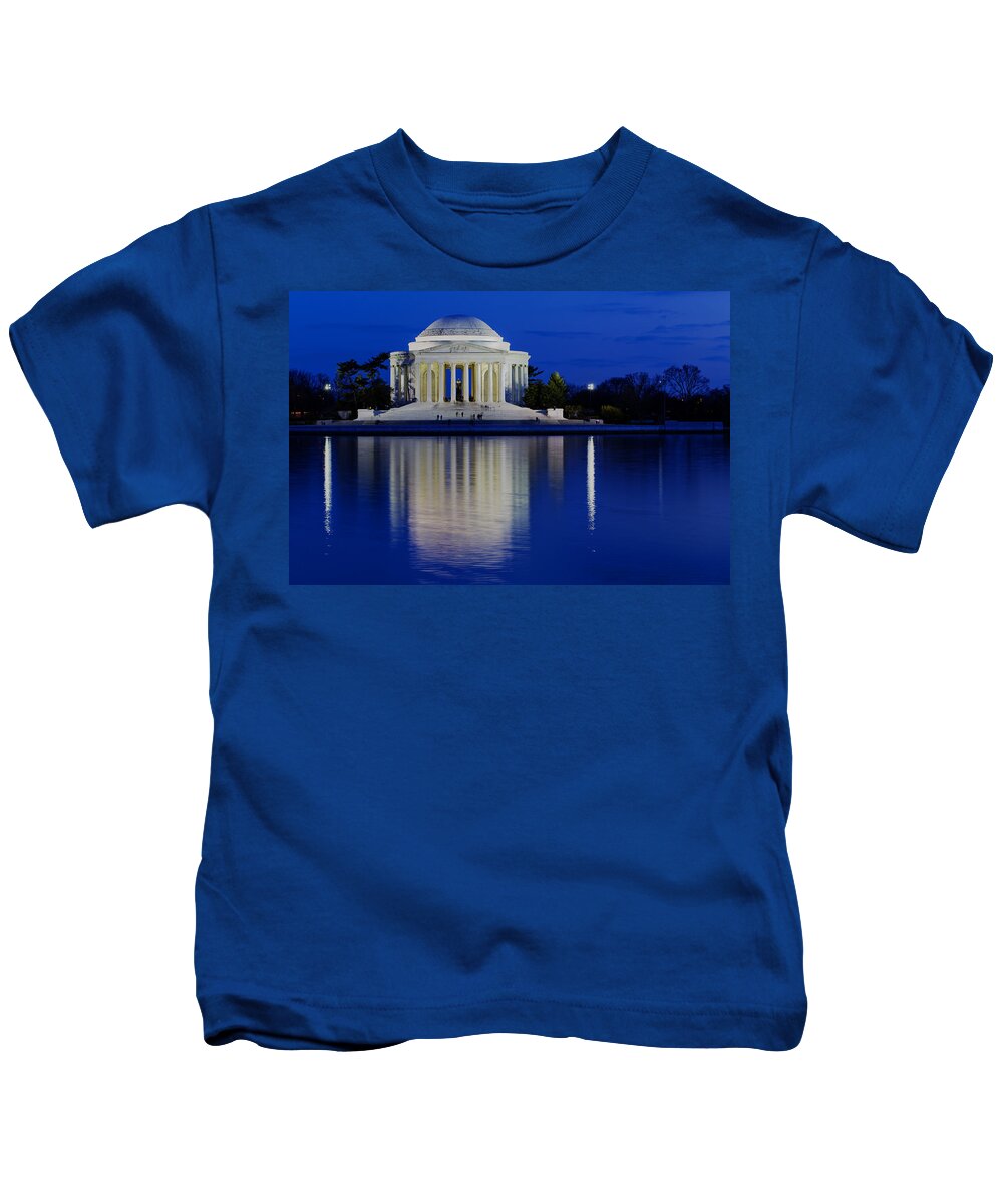 Andrew Pacheco Kids T-Shirt featuring the photograph Thomas Jefferson Memorial by Andrew Pacheco