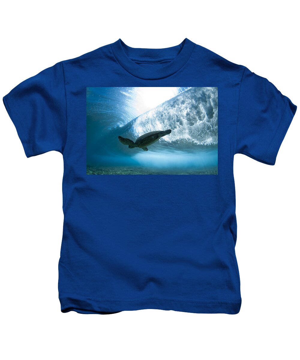 Sea Kids T-Shirt featuring the photograph Turtle clouds by Sean Davey