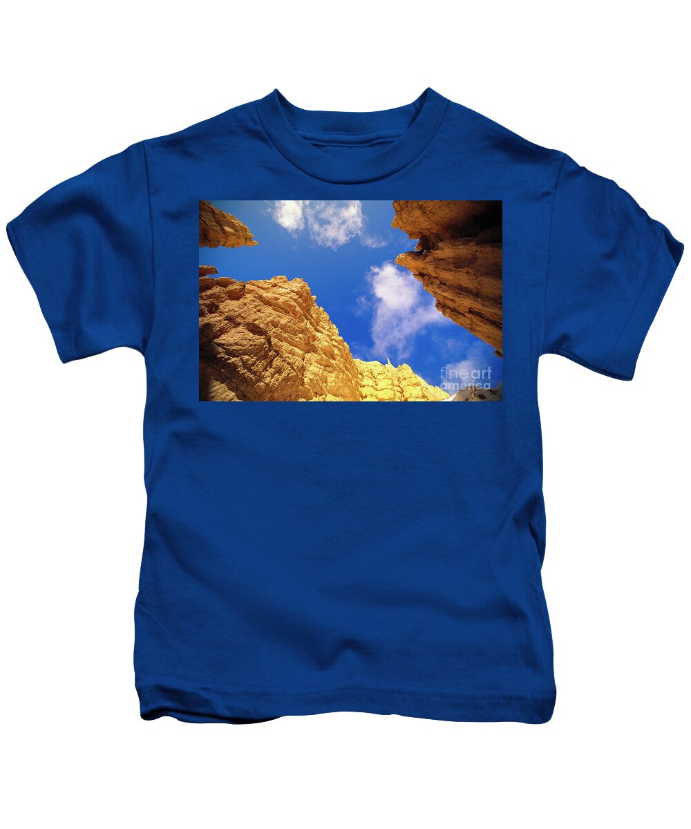 00341366 Kids T-Shirt featuring the photograph View From Floor of Bryce Canyon by Yva Momatiuk John Eastcott