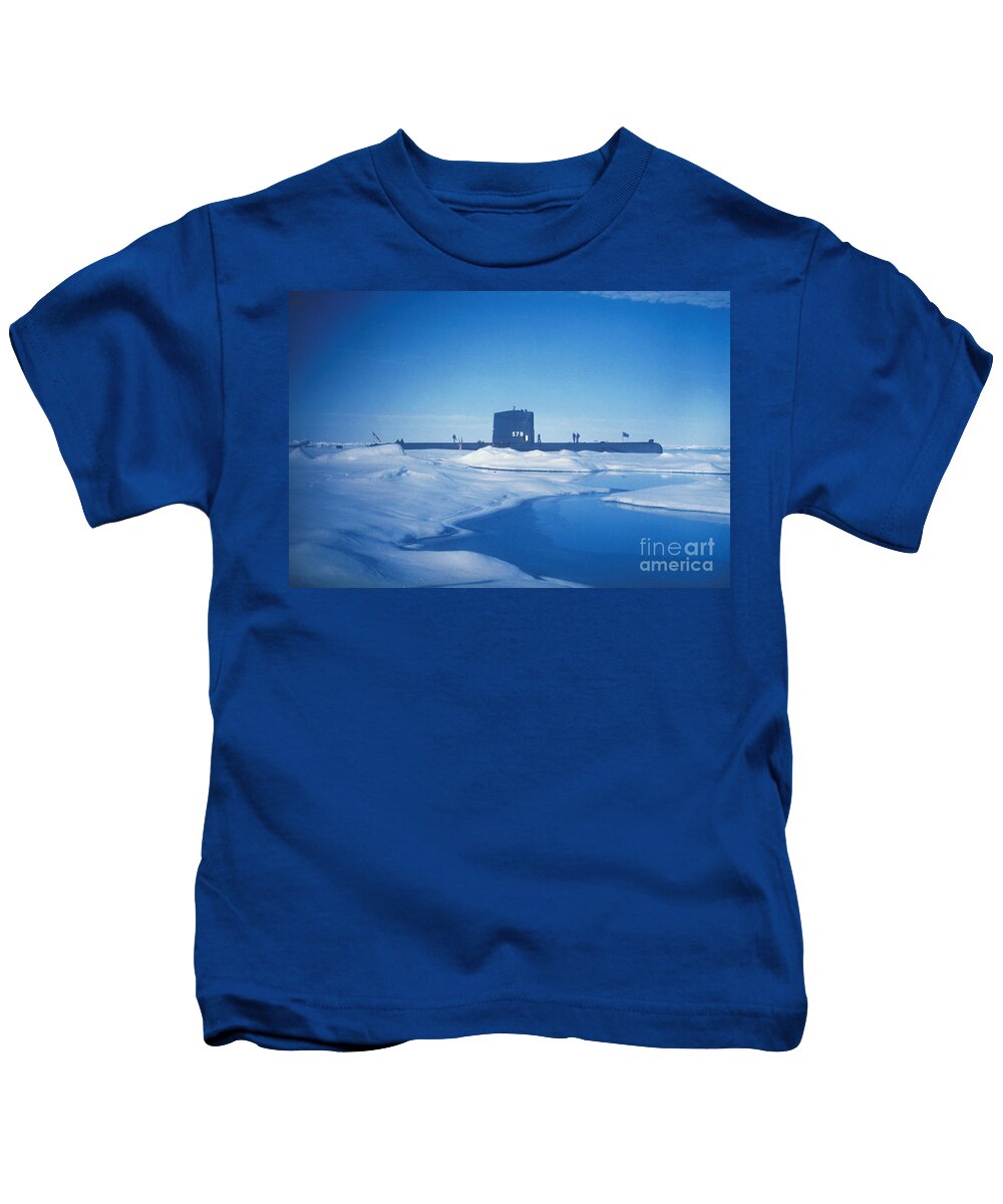 Submarine Kids T-Shirt featuring the photograph Nuclear Submarine by Science Source