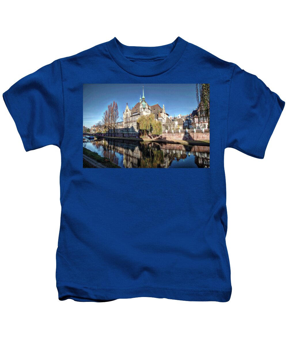 Strasbourg France Kids T-Shirt featuring the photograph Strasbourg France #53 by Paul James Bannerman