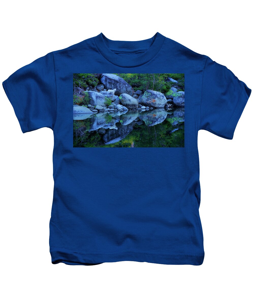 Reflection Kids T-Shirt featuring the photograph A Dreamscape At Dawn by Sean Sarsfield