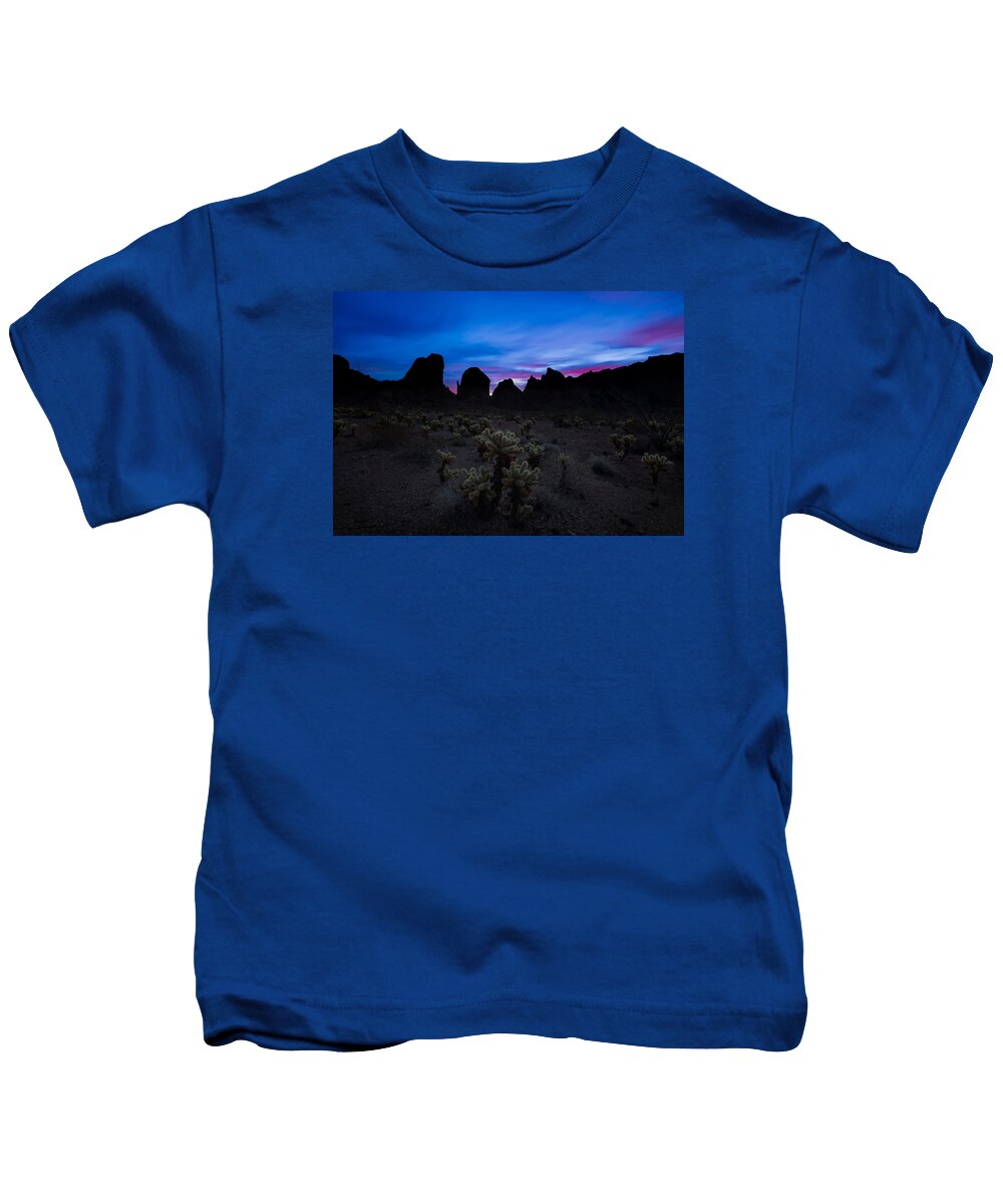 Sunrise Kids T-Shirt featuring the photograph A Nights Dream by Tassanee Angiolillo