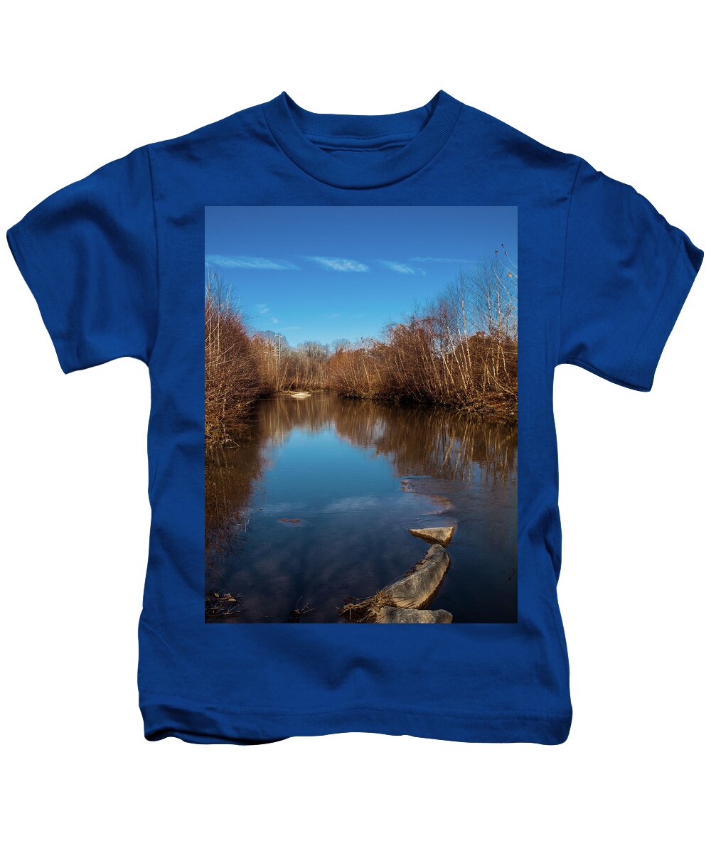 Ararat Kids T-Shirt featuring the photograph Ararat River by Randy Sylvia
