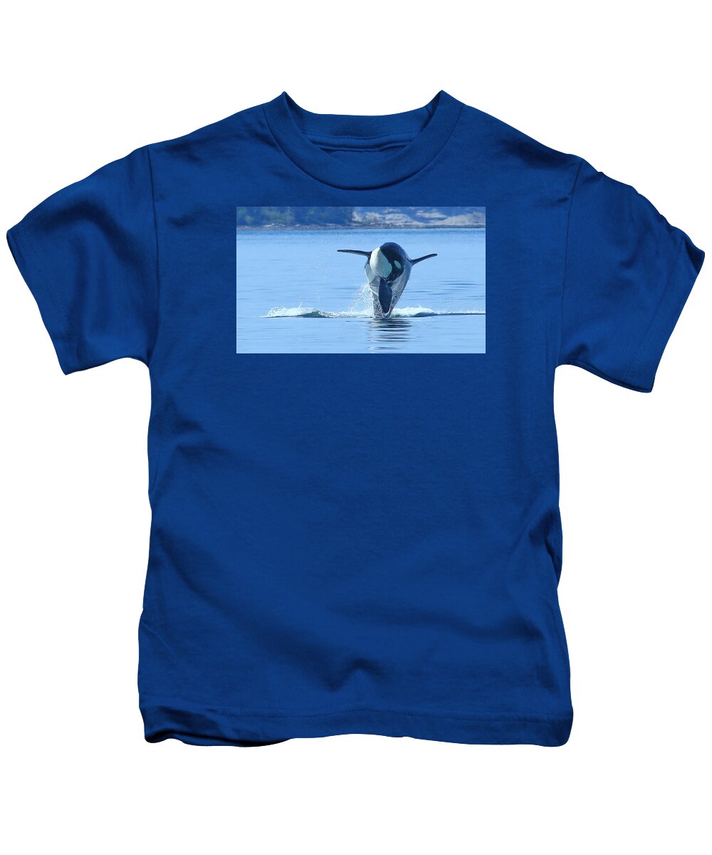  Kids T-Shirt featuring the photograph Breach by Byet Photography
