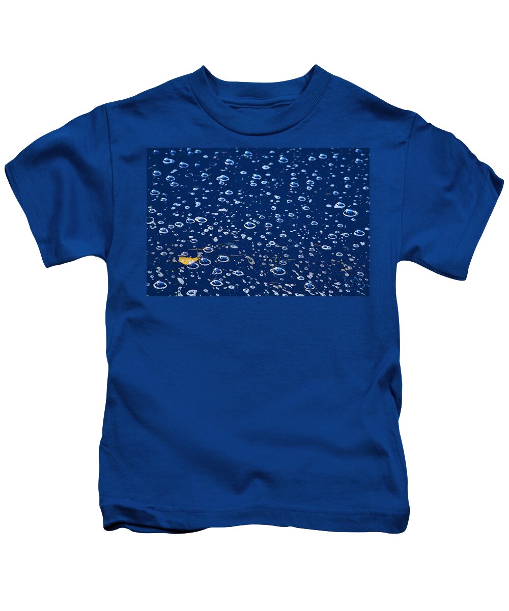 Water Bubbles Kids T-Shirt featuring the photograph Bubbly by Gene Garnace