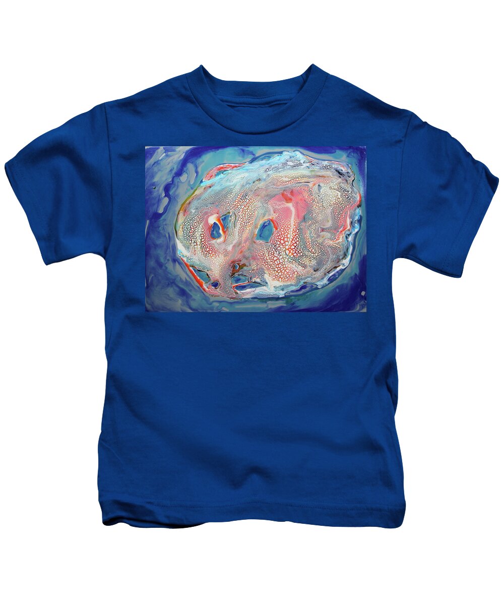 Whimsical Kids T-Shirt featuring the painting Cartun by Madeleine Arnett