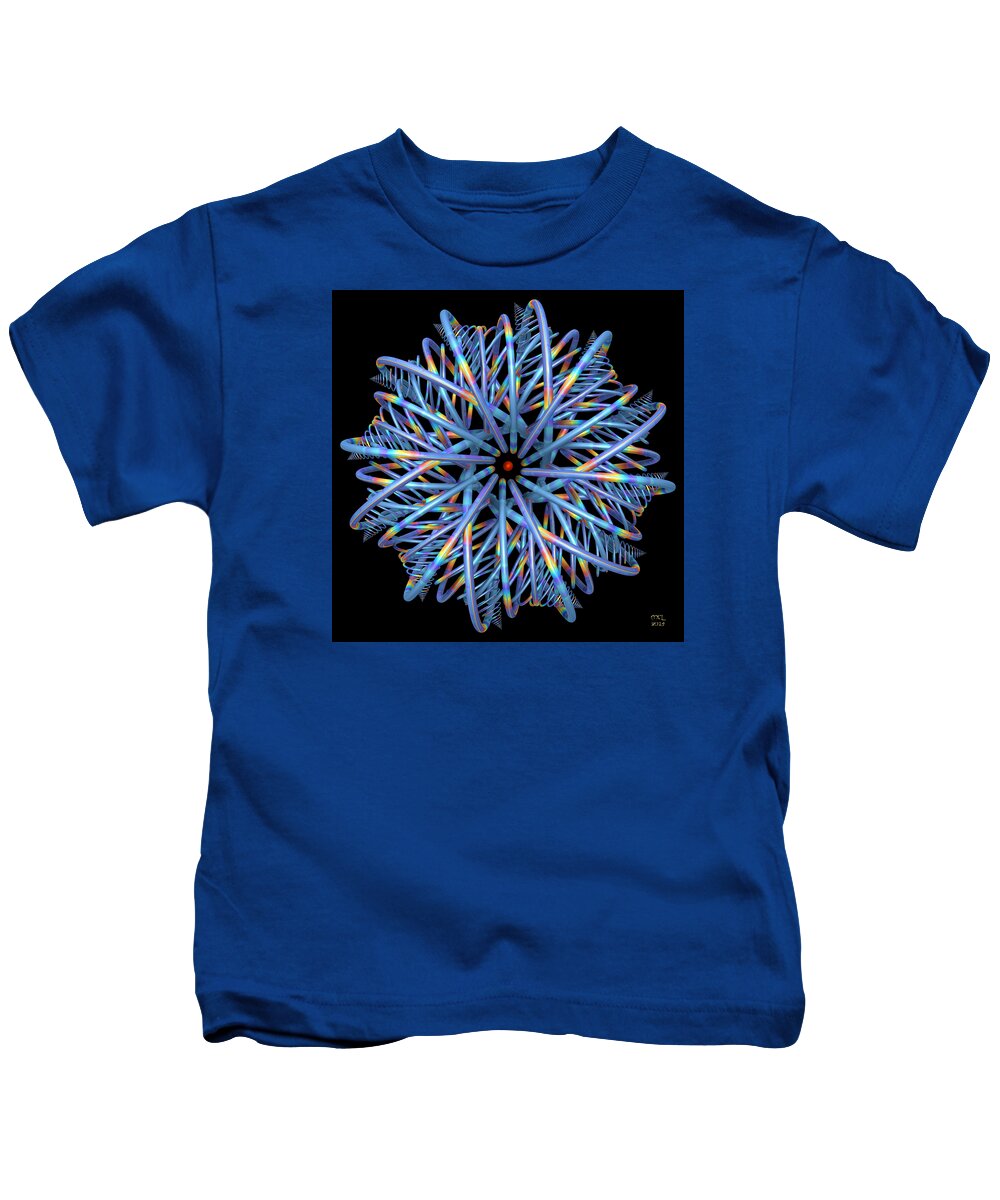 Abstract Kids T-Shirt featuring the digital art Conjecture 3 by Manny Lorenzo